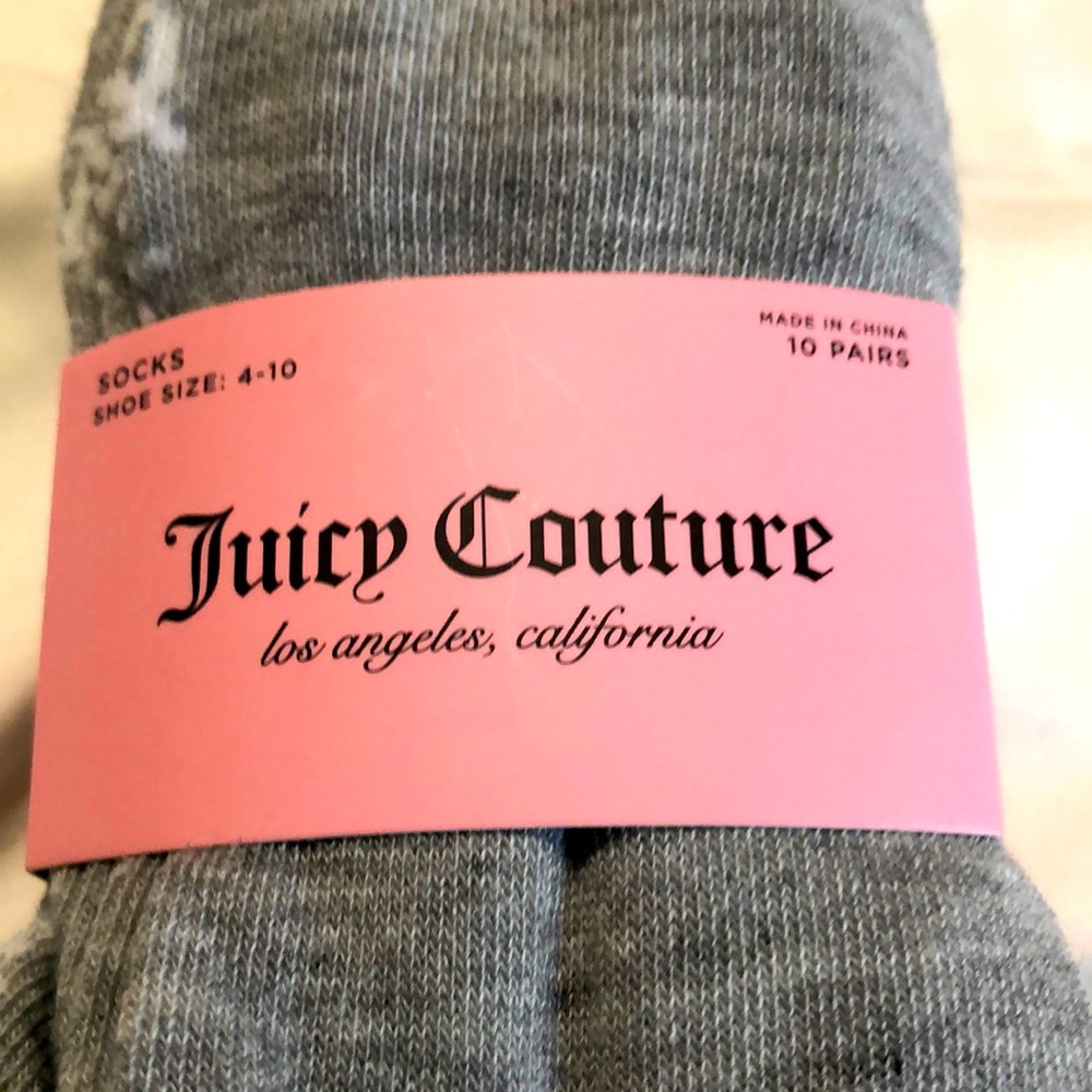Juicy Couture 10 pairs ankle socks